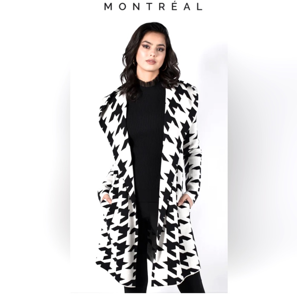 Frank Lyman hooded sweater coat